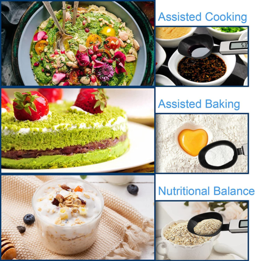 Digital Measuring Spoon Scale – Electronic Kitchen Scale with LCD Display, 0.1g–500g